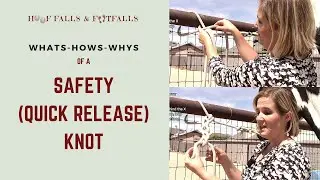 Safety Knot Example for Adaptive (Therapeutic) Horseback Riding Instructors