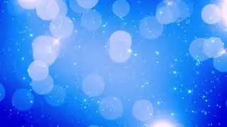 sparkling blue white glitter lights particles celebration background loop