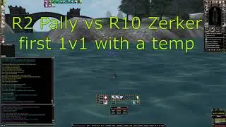 DAOC Phoenix Risen Colosis RVR PVP RR2 Paladin vs RR10 Berserker 1v1, I shouldn't even stand achance