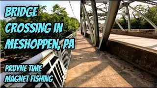 Исследование моста через ручей БИГ-МЕТАЛЛ! Рыболовные места Scouting Magnet: Meshoppen, Пенсильва...