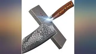 TUO Cutlery Cleaver Knife - Japanese AUS-10 Damascus Steel Hammered Finish - review