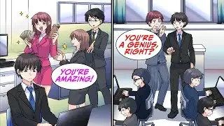 My female colleague made fun of me for being useless and not getting a bonus… [Manga dub]