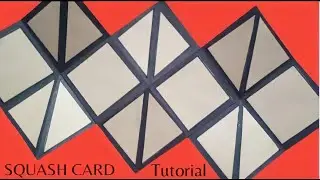 New card tutorial || how to make squash card tutorial || photo card