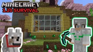 AN AMAZING START in Minecraft 1.20 Survival  (Episode 1)