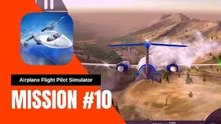 AFPS Airplane Flight Pilot Sim [Mission#10 Lot of traffic wait to land]