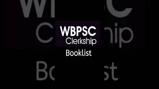 WBPSC Clerkship Booklist 🔥#books #pscclerckship #wbpsc #shorts #yt #ytshorts #trending #wb #viral