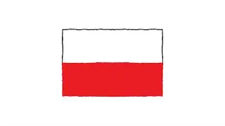 Poland Flag | Sketch #drawing #poland #art #flag #sketch #geography #travel #europe #viral