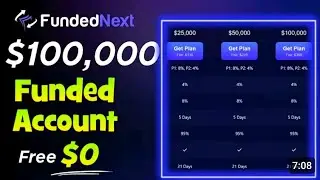 How to Get 100K Funded Account Free 🔥FundedNext Prop Firm, Free Prop Firm Challenge 