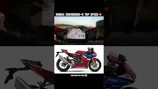 HONDA CBR1000RR-R Top Speed💥 | 0 to 299 Acceleration