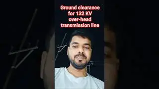 132kV Transmission Line Ground Clearance 🔥 | Exact Safe Distance Explained |#shorts #youtubeshorts