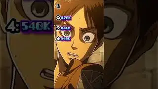 أي لحظة كانت الأفضل؟ توب 4 لقطات انمي Shingeki no Kyojin              #anime #top #shorts