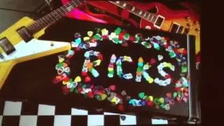 Amazing Guitar Pick Montage spelling out (Cheap Trick) Rick Nielsen's Rick's Picks