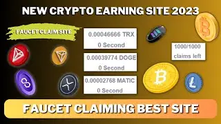 Earn Cryptocurrency Free | New Faucetpay Earning Site 2023 Faucet Claiming Site