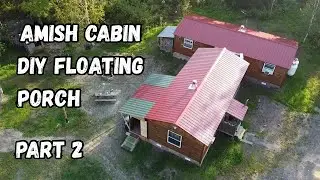 Framework of our Floating Porch | Gravel Talk | Life Off Grid in Maine