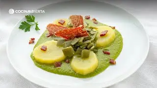 Judías verdes con patatas, jamón y salsa de calabacín, una receta sana de  Karlos Arguiñano