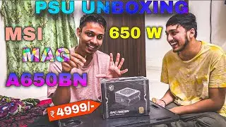 MSI MAG A650BN 650W PSU Unboxing ⚡ Is This the BEST Budget Power Supply?