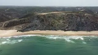 Portugal - Drone - Praia da cordoama - Praia do Castelejo