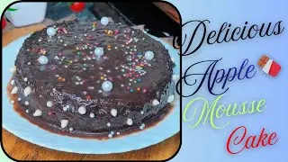 Chocolate apple mousse cake with moist, rich texture ek bar kahaya ge to bar bar banayange