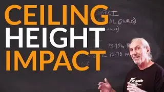 Ceiling Height Impact - www.AcousticFields.com