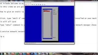 Static Ip address configuration in Centos Linux 7