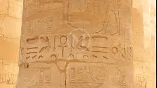 STOCK FOOTAGE - Inscriptions in an Unknown Language