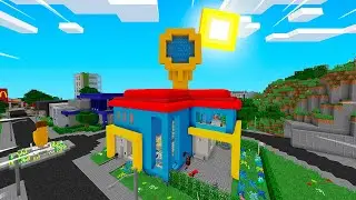 MI CASA ES LA NUEVA TORRE DE PAW PATROL EN MINECRAFT 😱