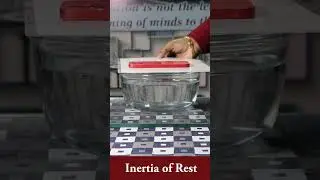 The inertia of rest || Best Experiment || #shorts