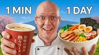 1 МИНУТА vs 1 ЧАС vs 1 ДЕНЬ РАМЭН