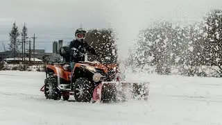 Quadivator ATV Snow Thrower