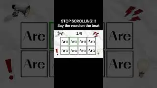 Send this video to your friends! #quiz #saythewordonbeat #motivation