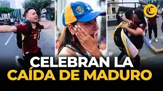 Venezolanos celebran en Per&uacute; y el mundo la captura de Maduro al grito de 
