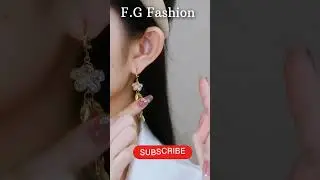 Stylish Gold Leaf 🌿 Earrings Designs ||  #trendyfashion #trendyjewellery #trendyshorts