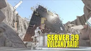 SERVER 39 VOLCANO RAID! (Official Pvp Mercenaries)  - Ark:Survival Evolved -Ep.1