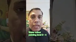 technique of watercolor painting on sheet with level - D