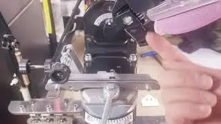 Stihl Hexa on Oregon grinder 10&deg; vertical 20&deg; horizontal grind to wheel