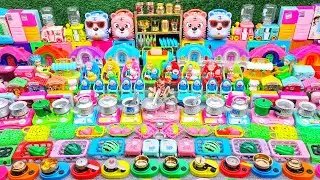 7:29 Minutes Satisfying with Unboxing Hello Kitty Kitchen Set|Miniature Kitchen Set Making with Clay