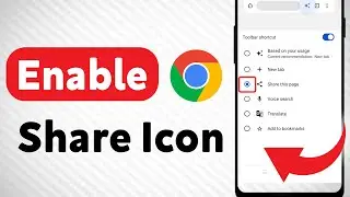 How To Enable Share Icon On Google Chrome (Updated)