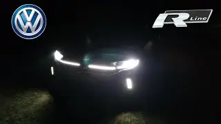 VW T-Roc 1.5 TSI 150hp DSG | POV Night Driving | matrix headlights | acceleration | city drive