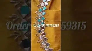 Trending mirror work dress design #shortvideo #viral #shorts