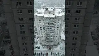 POV: It&rsquo;s your first winter in Eastern Europe #easterneurope #winter #snowing