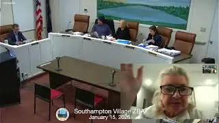 Southampton Village ZBA January 15, 2026