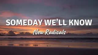 SOMEDAY WE'LL KNOW by New Radicals (Lyric Video)