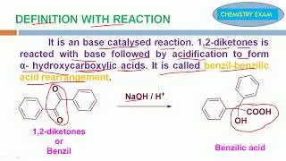 Benzil-Benzilic acid Rearrangement - Definition, Mechanism with examples