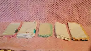 Comparing 5 different brands of cloth wipes