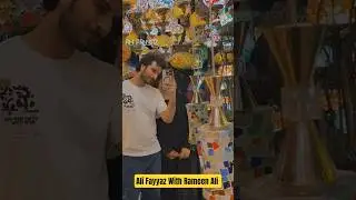 Ali Fayyaz and Rameen Ali Together 🥰🤗#love #honeymoon #rameen #alibutt