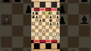 Garry Kasparov vs Wely Van Loek | Scandinavian Defense: Main Line, Mieses Variation! | DRAW!!!