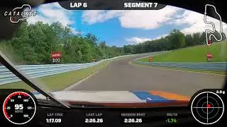 84 Porsche 944 at HSR Watkins Glen 2024 Fast lap Race 1