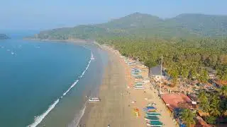 Palolem Beach, Goa, India - 5 minutes of calm.