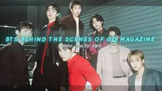 BTS - behind the scenes of GQ magazine twixtor clips for edits [ 4k ]