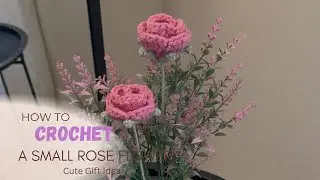 How to Crochet a Small Rose | Beginner Friendly 